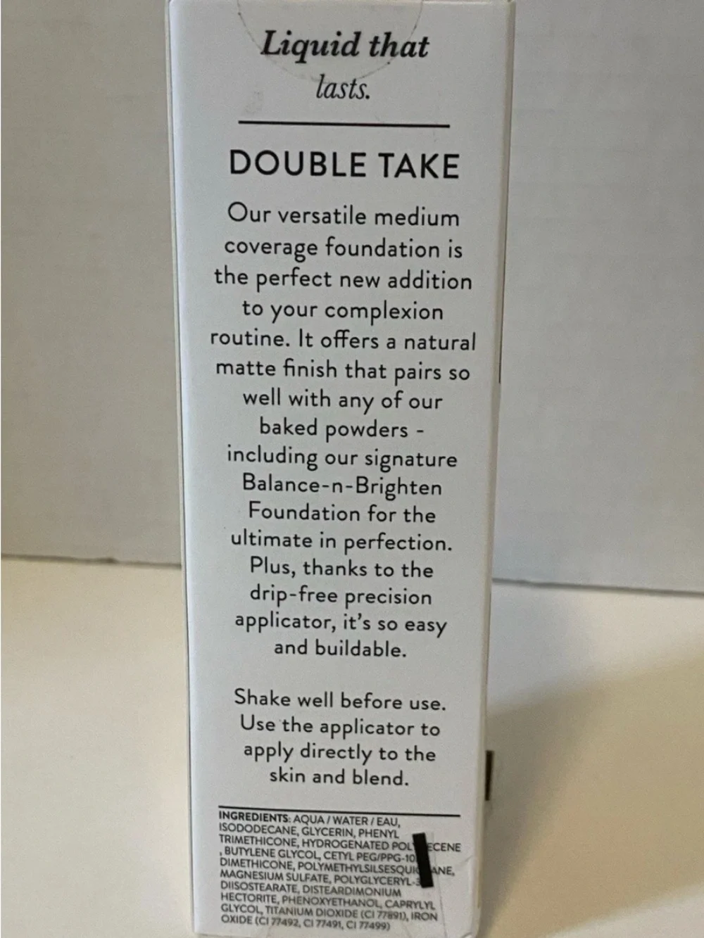 Laura Geller Double Take Liquid Foundation - light